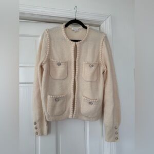 J Crew jeweled cardigan